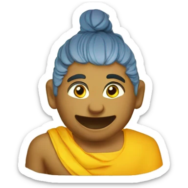 sri lankan wishing happy new year sticker