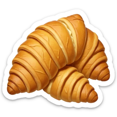 croissant eating croissant sticker