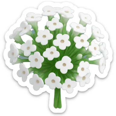 Baby Breath flower sticker
