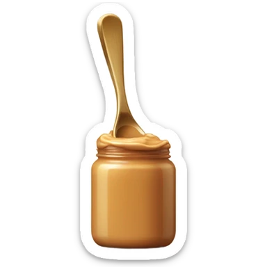 Peanut butter sticker