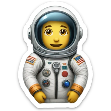 Cosmonaut sticker
