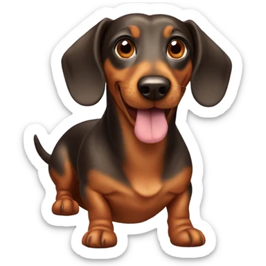 Weiner dog sticker