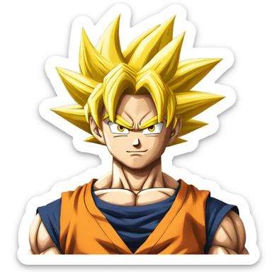 Goku dbz sticker