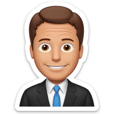 Create an emoji of Epstein waving to the camera in Family Guy style but make it especially like Epstein and not like all old guys sticker