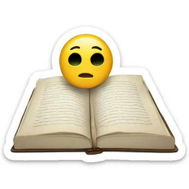 writing journal sticker