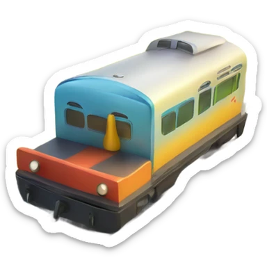 little Train in Summer für holidaymaker sticker