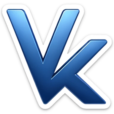 shiny dark blue checkmark with raised hands in the background sticker