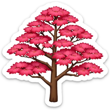 red yaesakura sticker