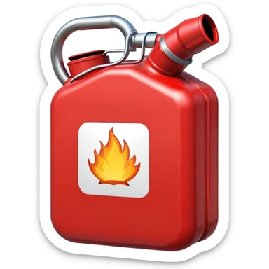 create a petrol canister sticker