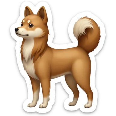 Chinese native dog sticker