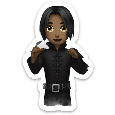 Gothic roleplay sticker