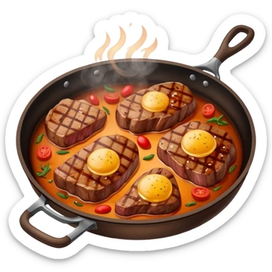 meat meal sticker