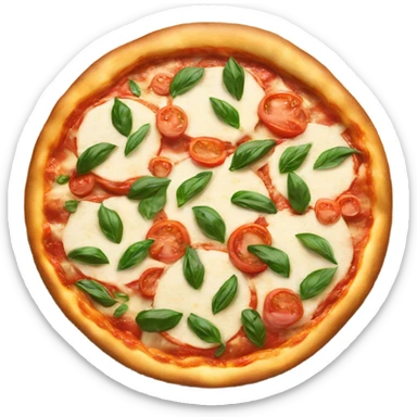 Margherita pizza sticker
