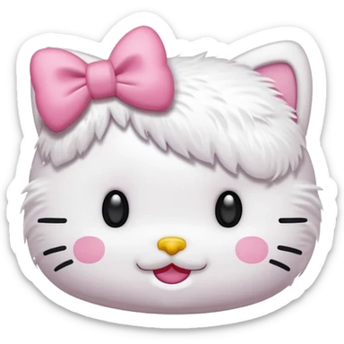 Hello Kitty Face sticker
