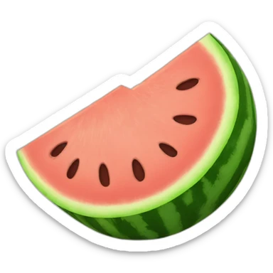 Watermelon slice sticker