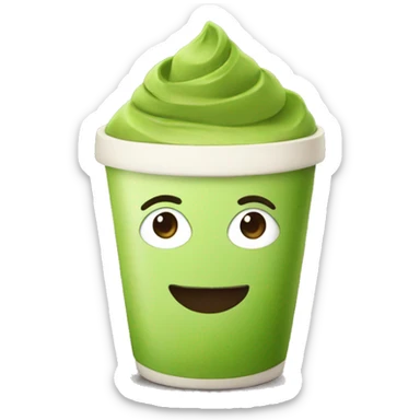 Matcha sticker