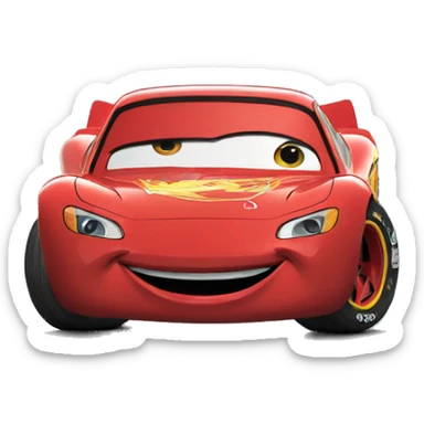Flash mcqueen sticker