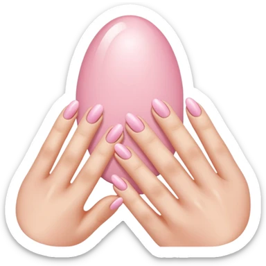 Light pink nails sticker