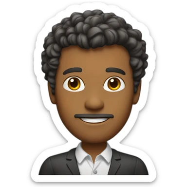 male teacher, bold hairin front of the class sticker