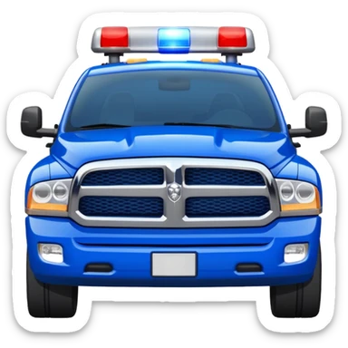 Dodge Ram Police sticker