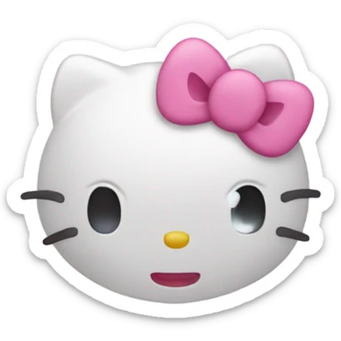 Hello kitty pink sticker