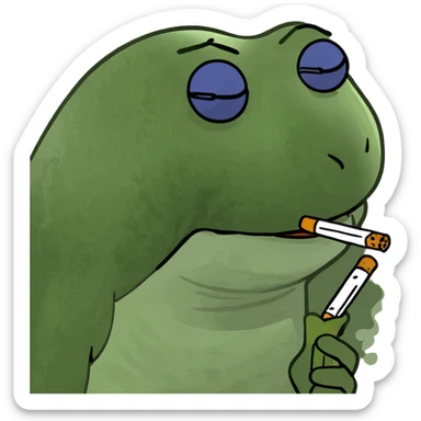 blueberry thats high smoking a joint sticker