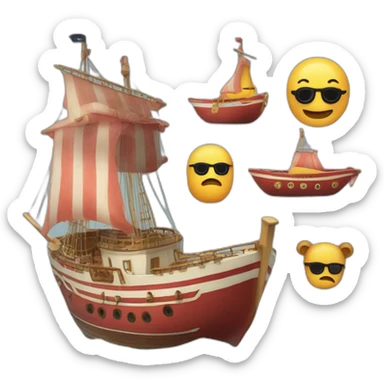 le bateau le Vogue Merry one piece sticker