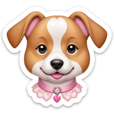 Coquette dog sticker