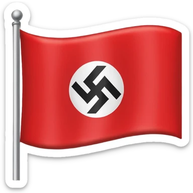 Nazi flag sticker
