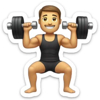 lateral raise with dumbbells sticker