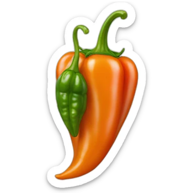 habanero pepper sticker