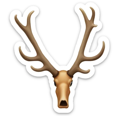Branch Elk antler big sticker
