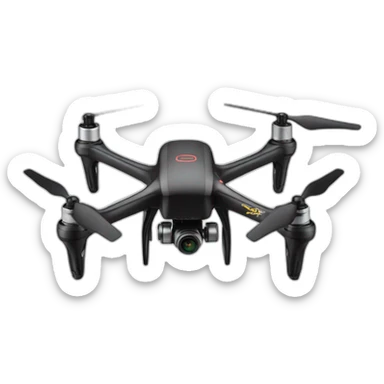 Quad copter is in Israel sticker