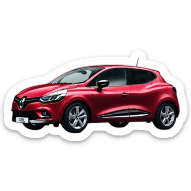car renault clio sticker