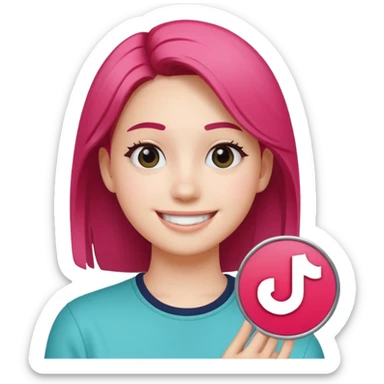 Hazme una verificación de tik Tok sticker