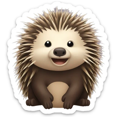 Porcupine sticker