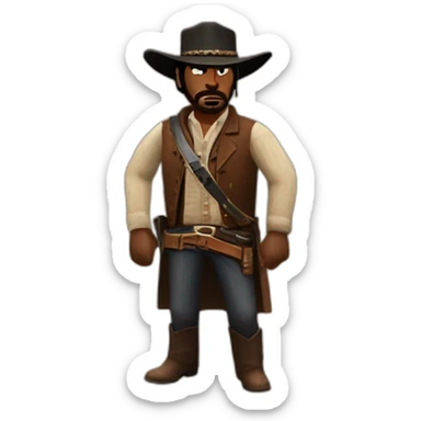 red dead redemption sticker
