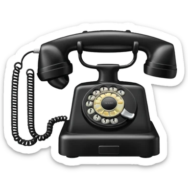 Phone hotline phone sticker