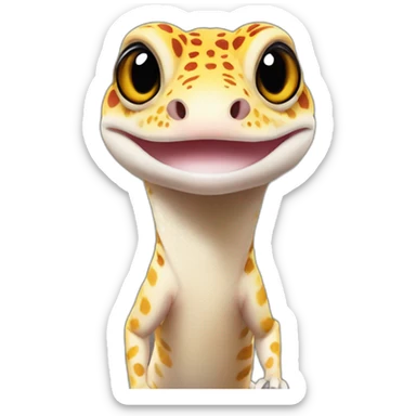 leopard gecko sticker