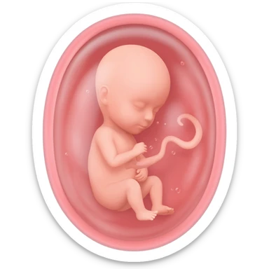 partial fetus sticker
