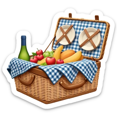 picnic basket sticker