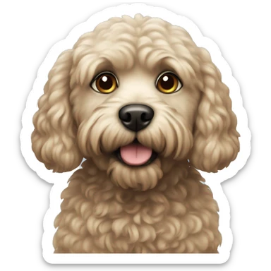 dog pudel sticker