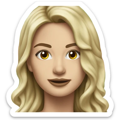 giorgia meloni waves the Italian flag sticker