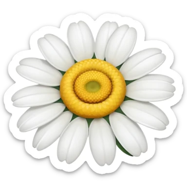 show me a preppy flower sticker