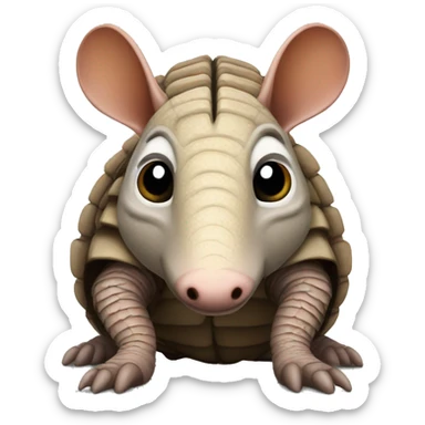 armadillo  sticker