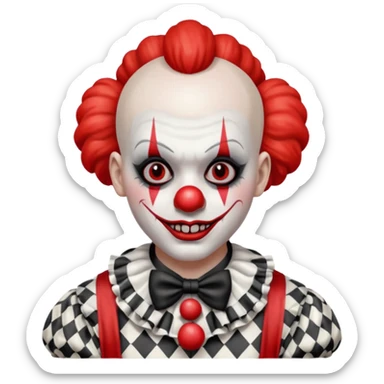 Clown horreur sticker
