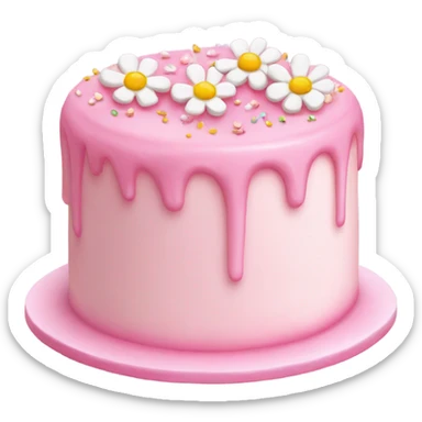 pink cake  sticker