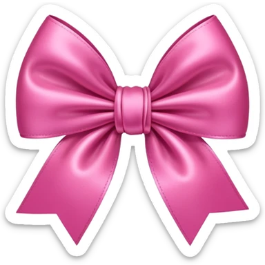 Very pink bown sticker