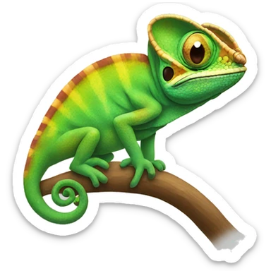Chameleon sticker