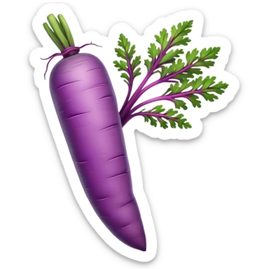 Purple Carrot  sticker